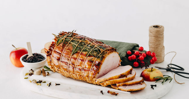 Stuffed Turkey Breast wrapped in Pancetta